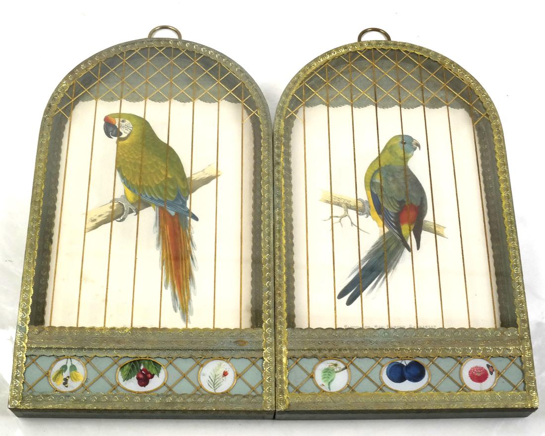 Two Shadow Box Framed Bird Prints (1 of 6)