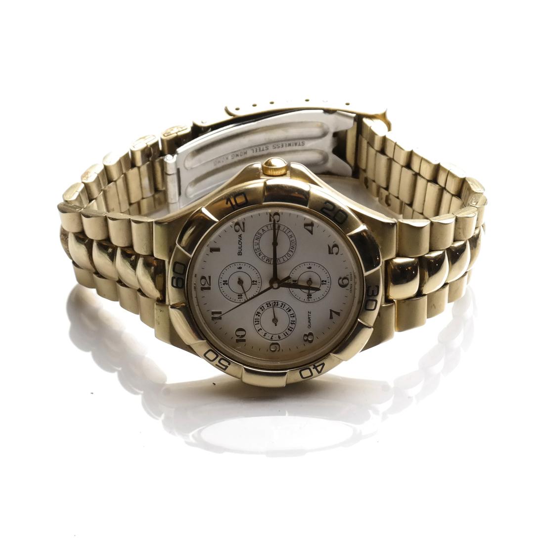 Men's Bulova Watch: Men's Bulova watch.