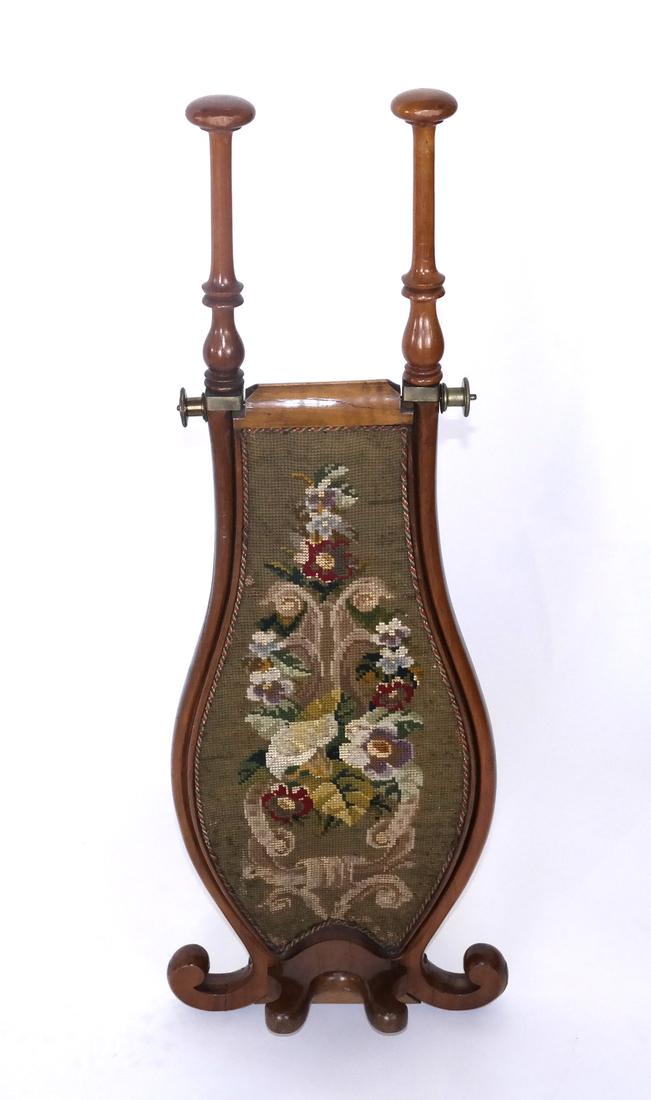 English Victorian Needlepoint Boot Jack (1 of 6)