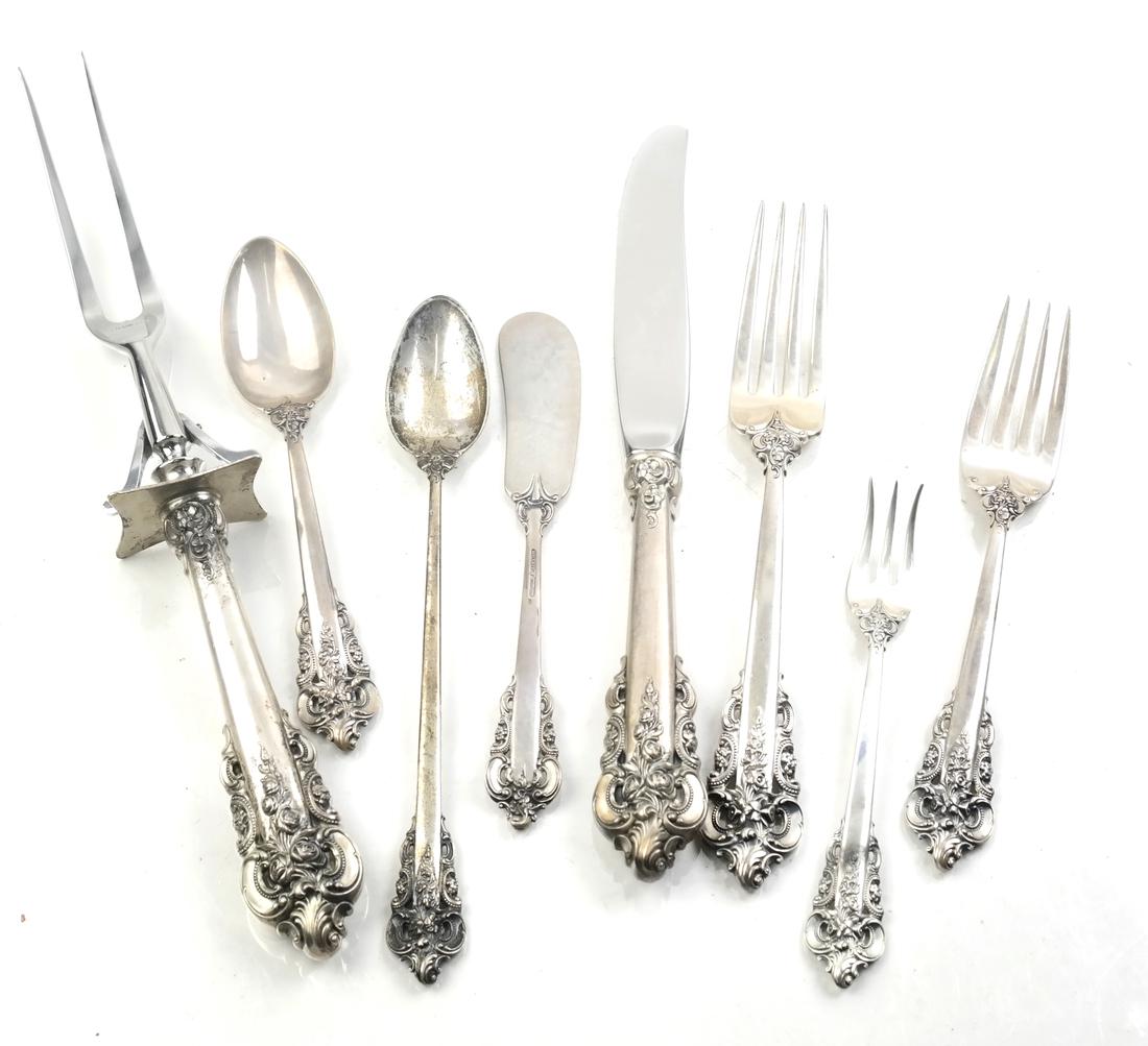 Sterling Silver "Grand Baroque" Flatware Service (1 of 6)