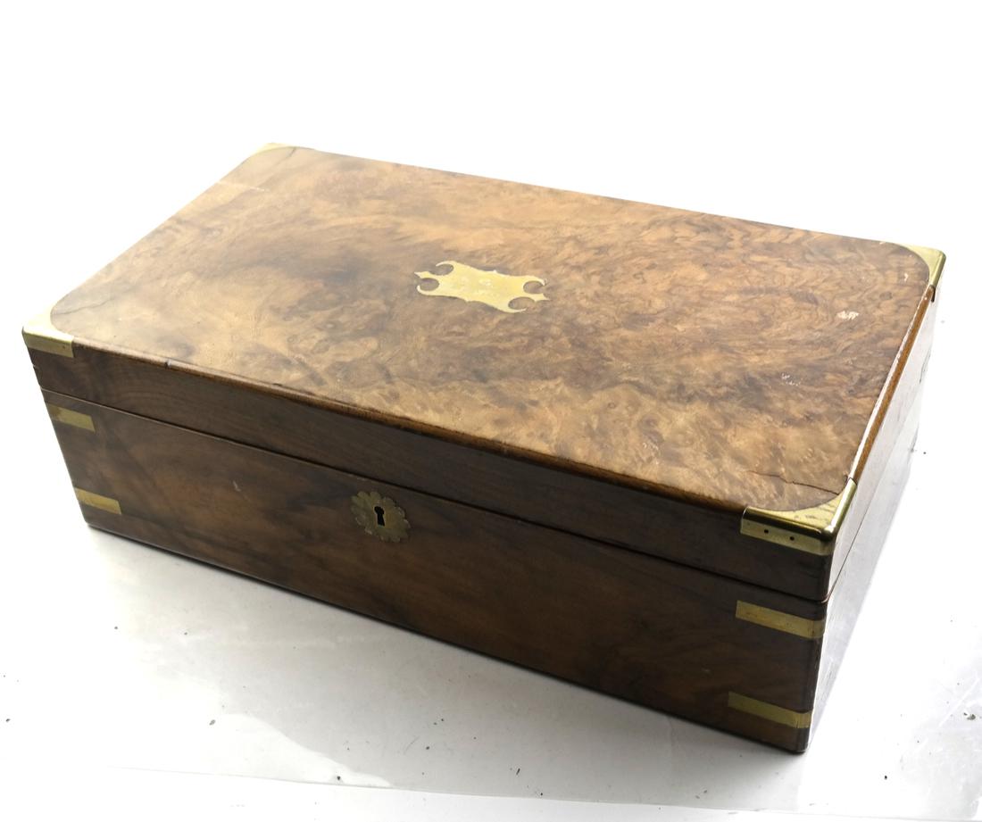 19th Century Burl Walnut Lap Desk (1 of 5)