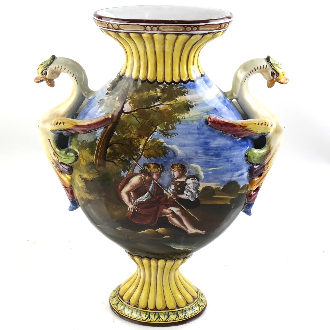 3 Ceramics - Faenza Vase, Dick Knox, English Pottery (1 of 7)