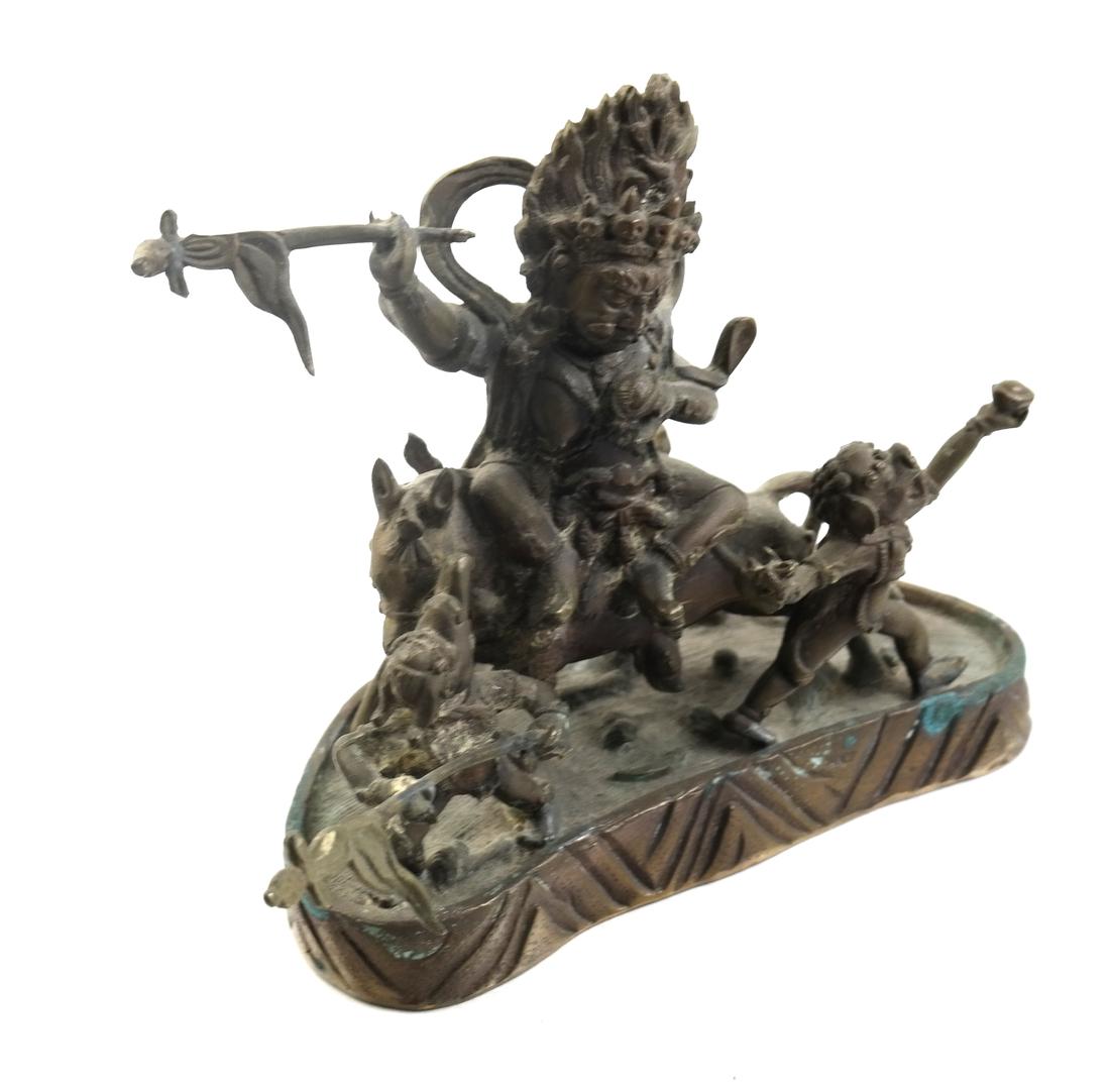 Antique Chinese Bronze Figural Group (1 of 6)