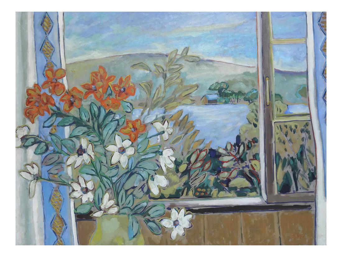 Still Life With Flowers, Acrylic on Canvas (1 of 6)