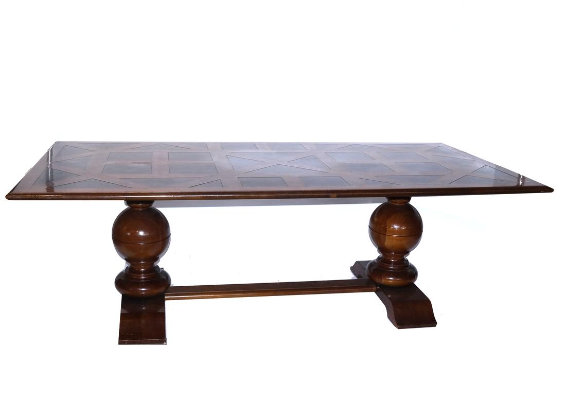 Parquet Decorated Dining Table (1 of 5)