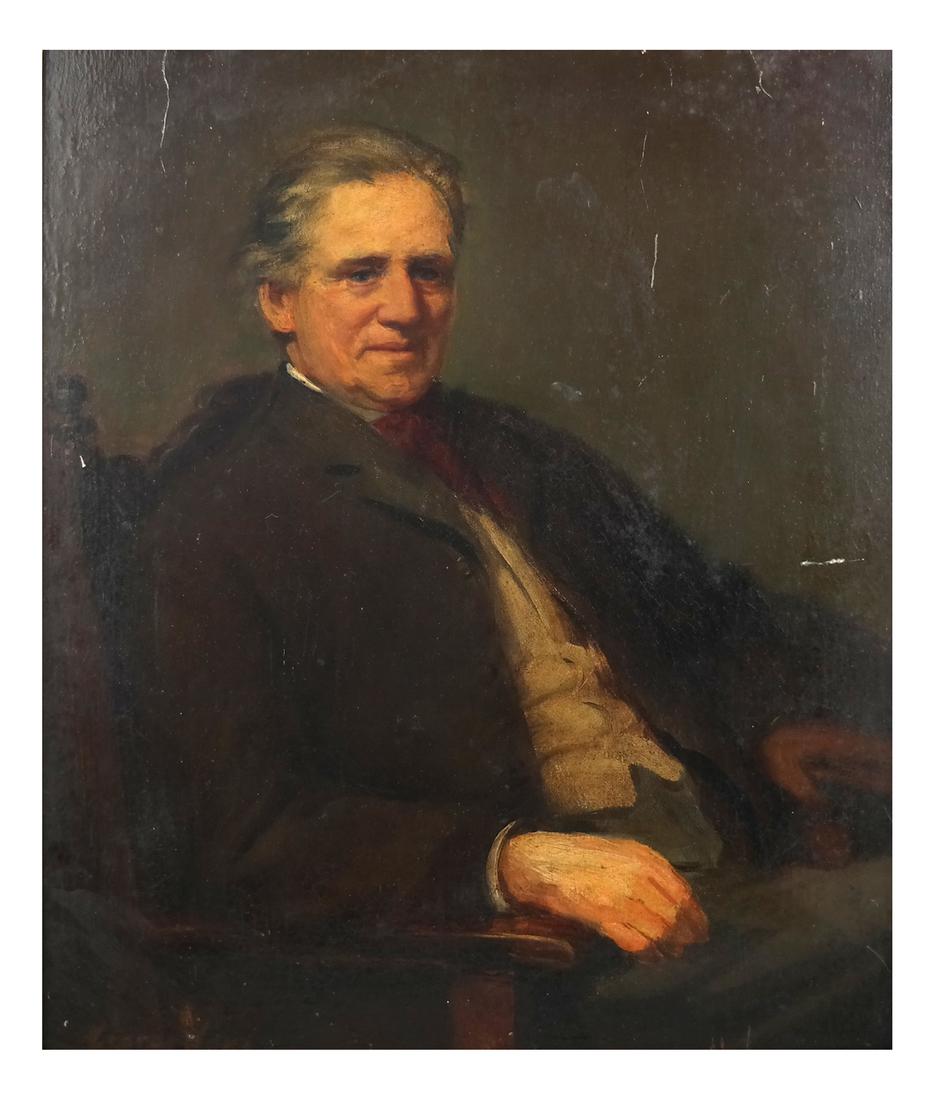 Portrait of a Gentleman, Oil on Board (1 of 10)