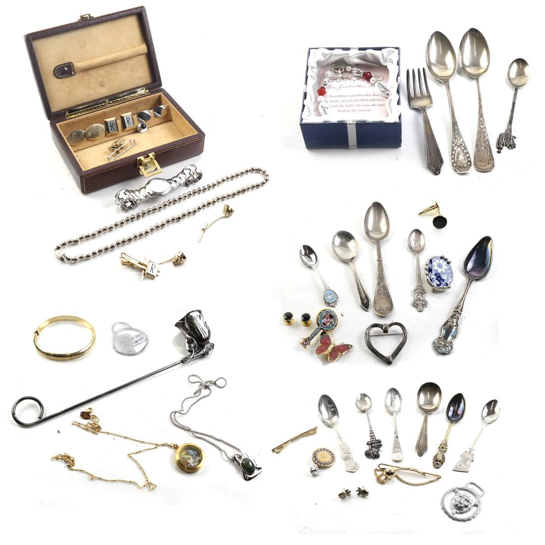 Lot of Costume Jewelry Including Silver (1 of 6)
