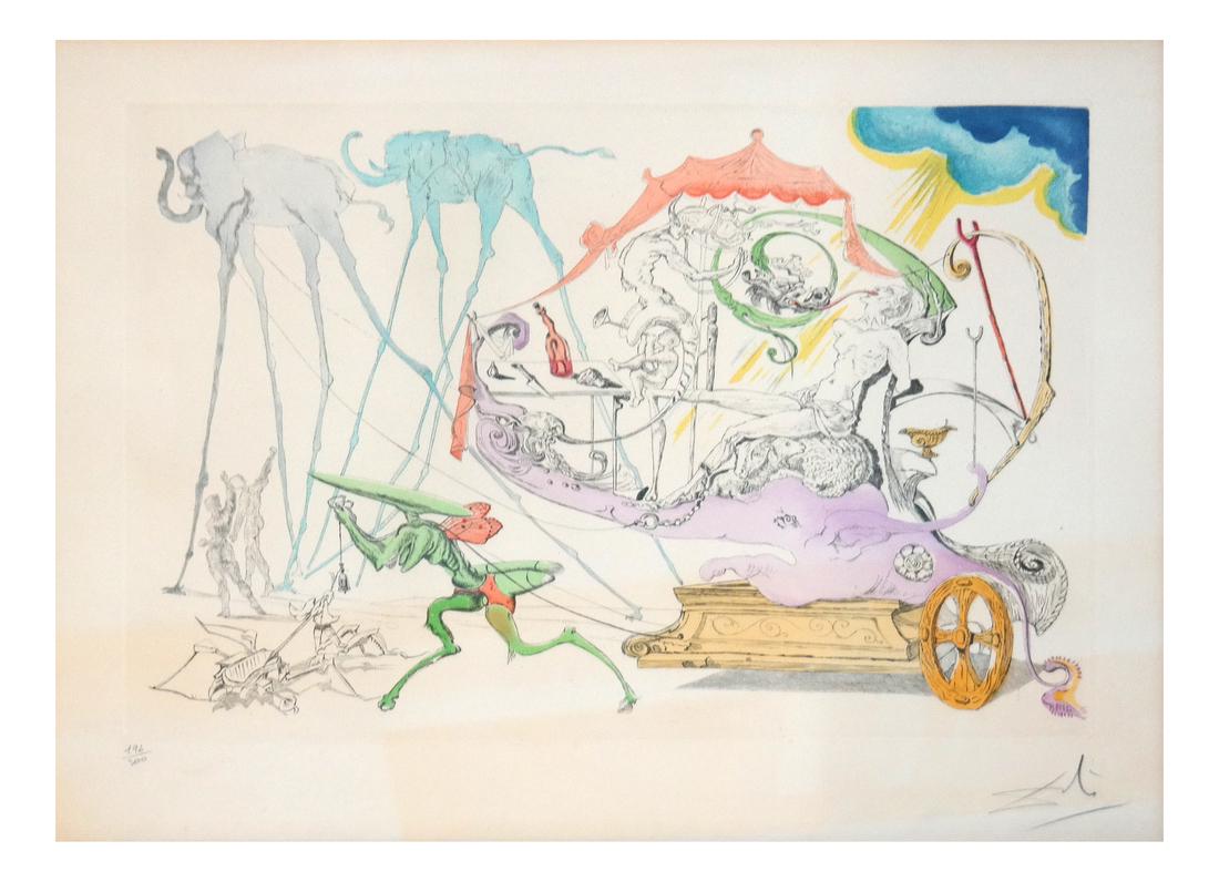Salvador Dali, "Triumph of Dionysus" - Etching (1 of 7)