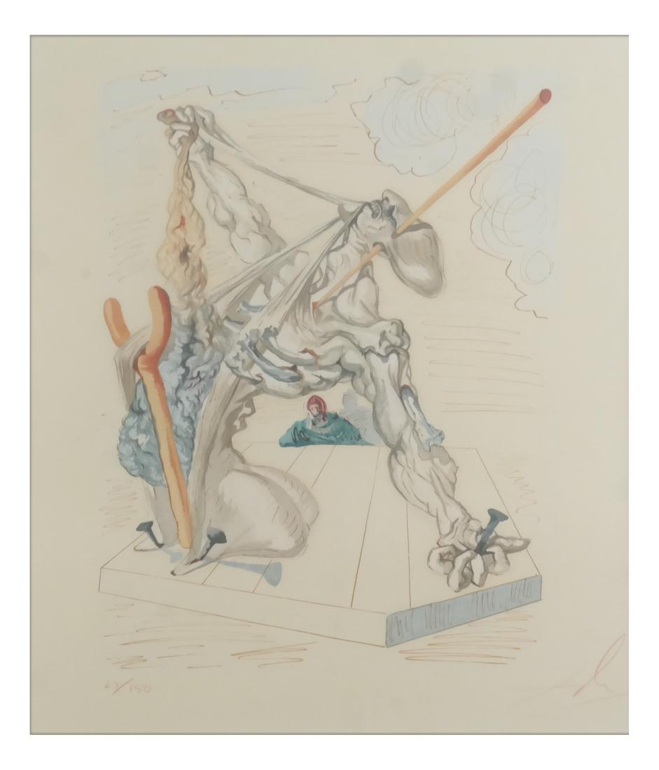 Salvador Dali, "Dante's Divine Comedy: Hell: Canto 28" (1 of 6)