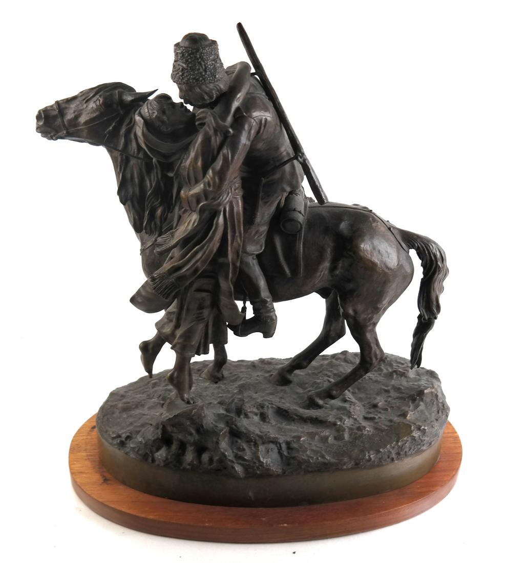 Russian Bronze, Lovers and Soldier on Horseback (1 of 6)
