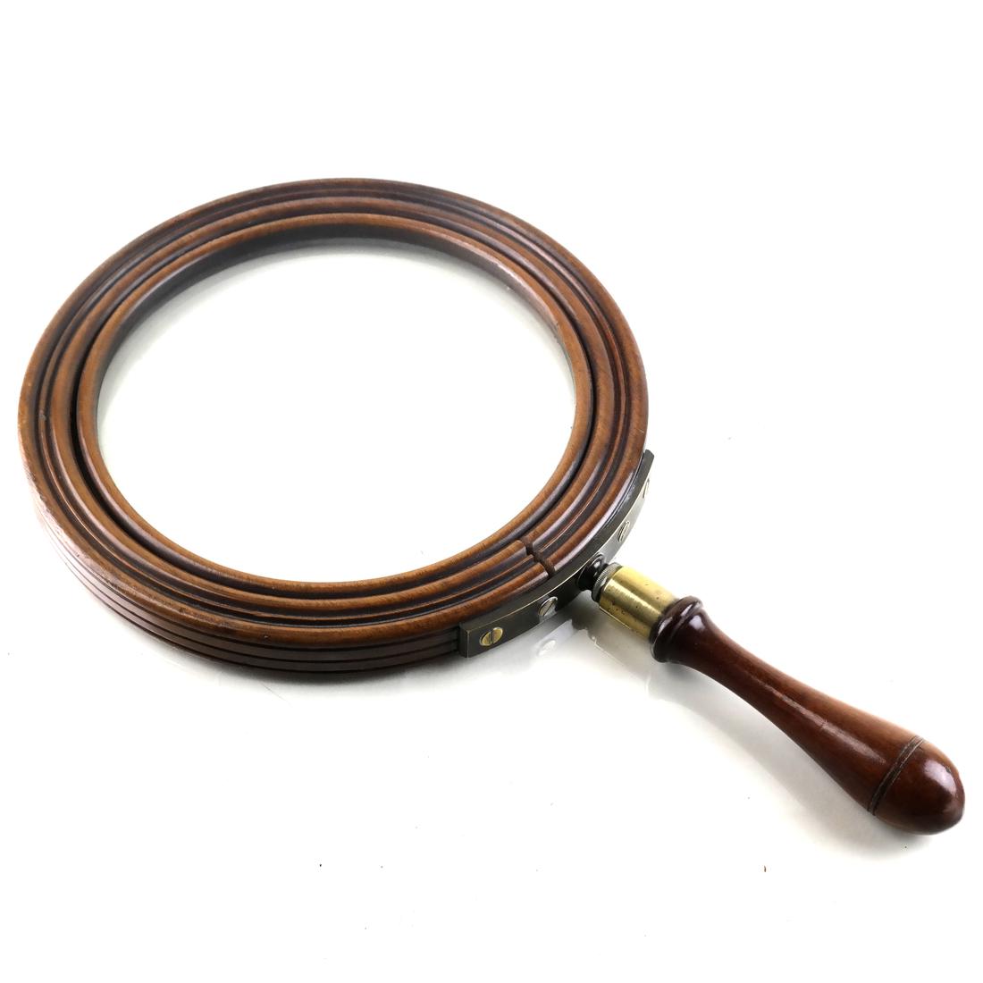 American Chart Magnifying Glass: American chart magnifying glass. Dimensions: 14" H x 9" ⌀; 
