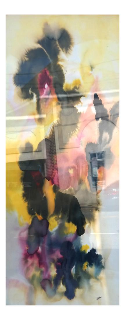 Contemporary Abstract Watercolor, Signed (1 of 6)