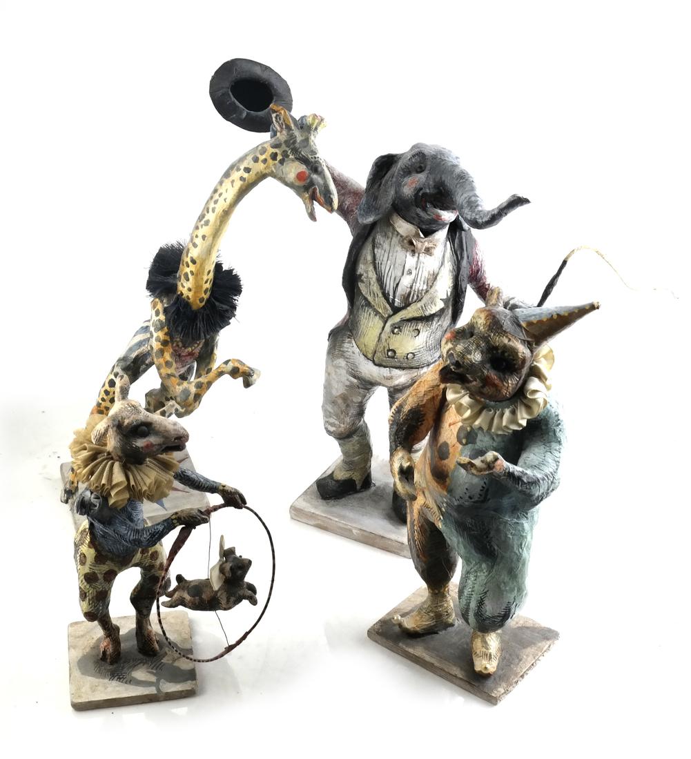 4 Stuart Taylor Rabb Papier Mache Sculptures (1 of 5)