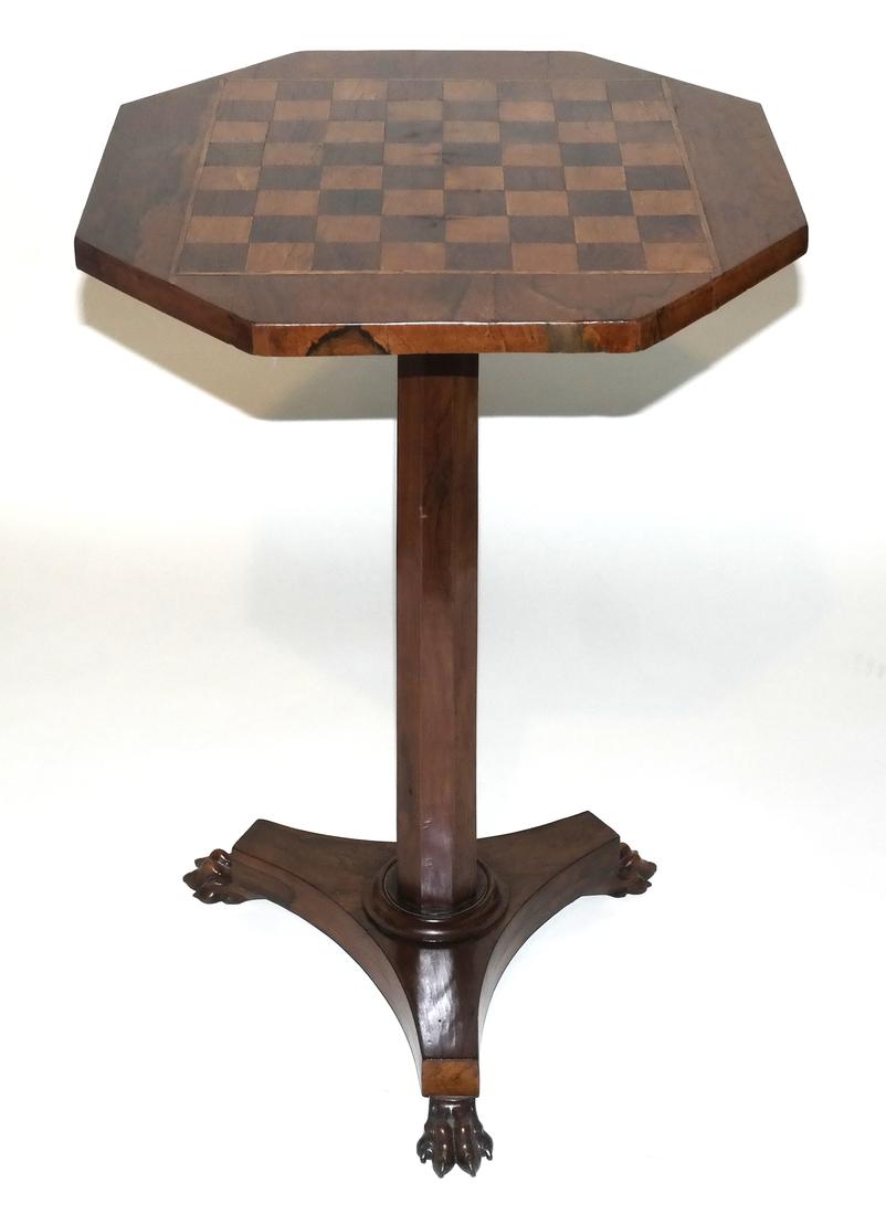 Antique William IV Rosewood Games Table (1 of 4)