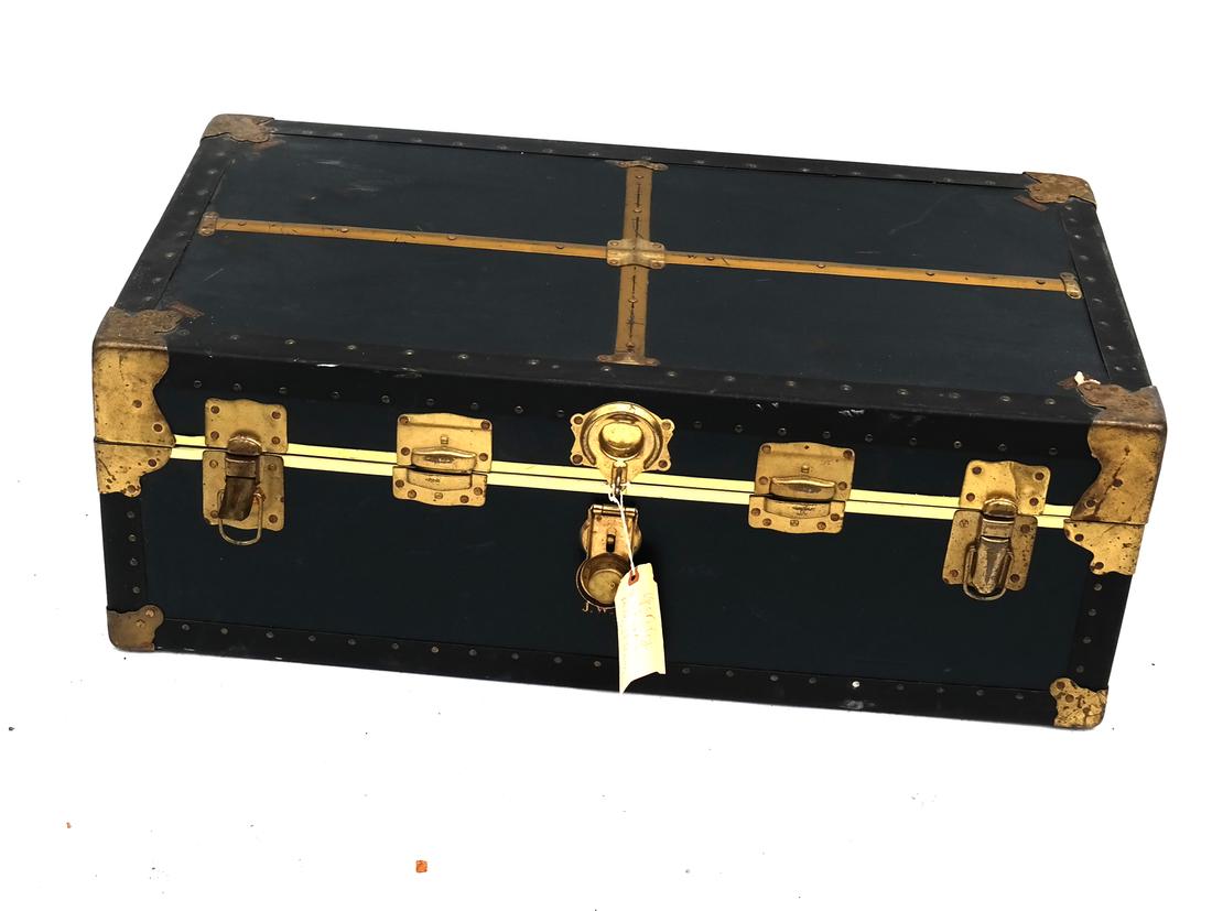 Black Steamer Trunk by T. Anthony (1 of 7)