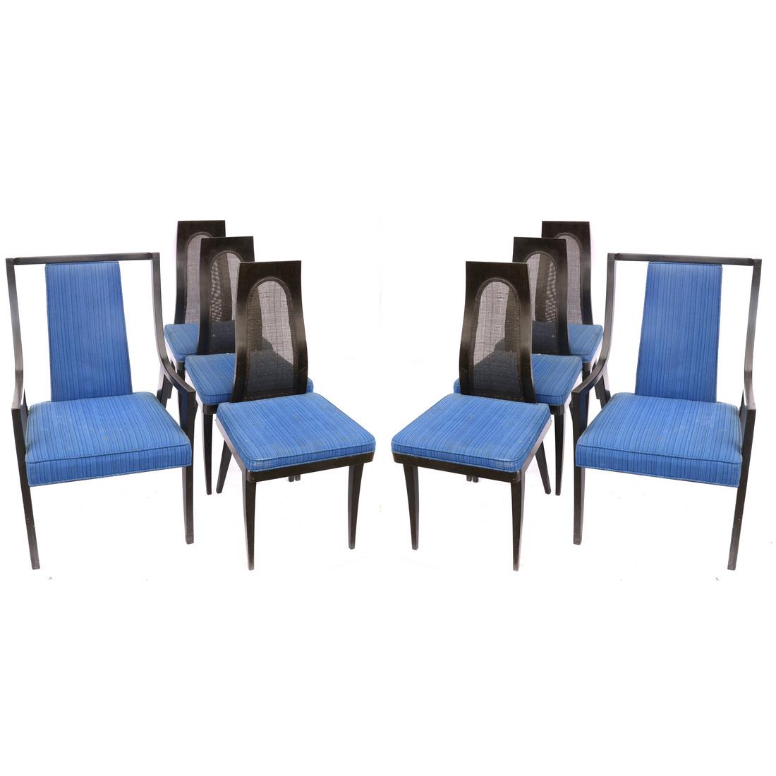 Harvey Prober: 8 Modern Black Chairs (1 of 9)