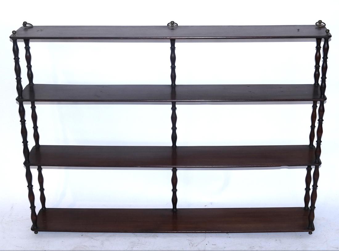 Georgian-Style 3-Tier Hanging Shelf (1 of 4)