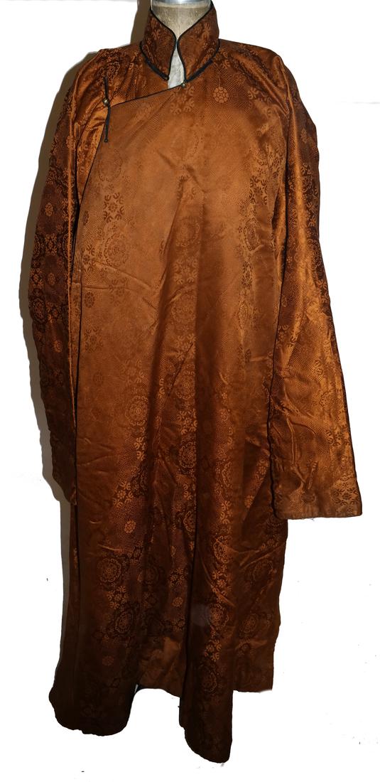 Chinese Silk Brocade Winter-Weight Robe (1 of 4)