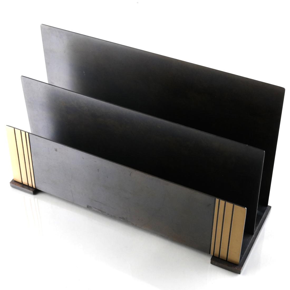 Deco-Style Two-Tone Letter Rack (1 of 3)