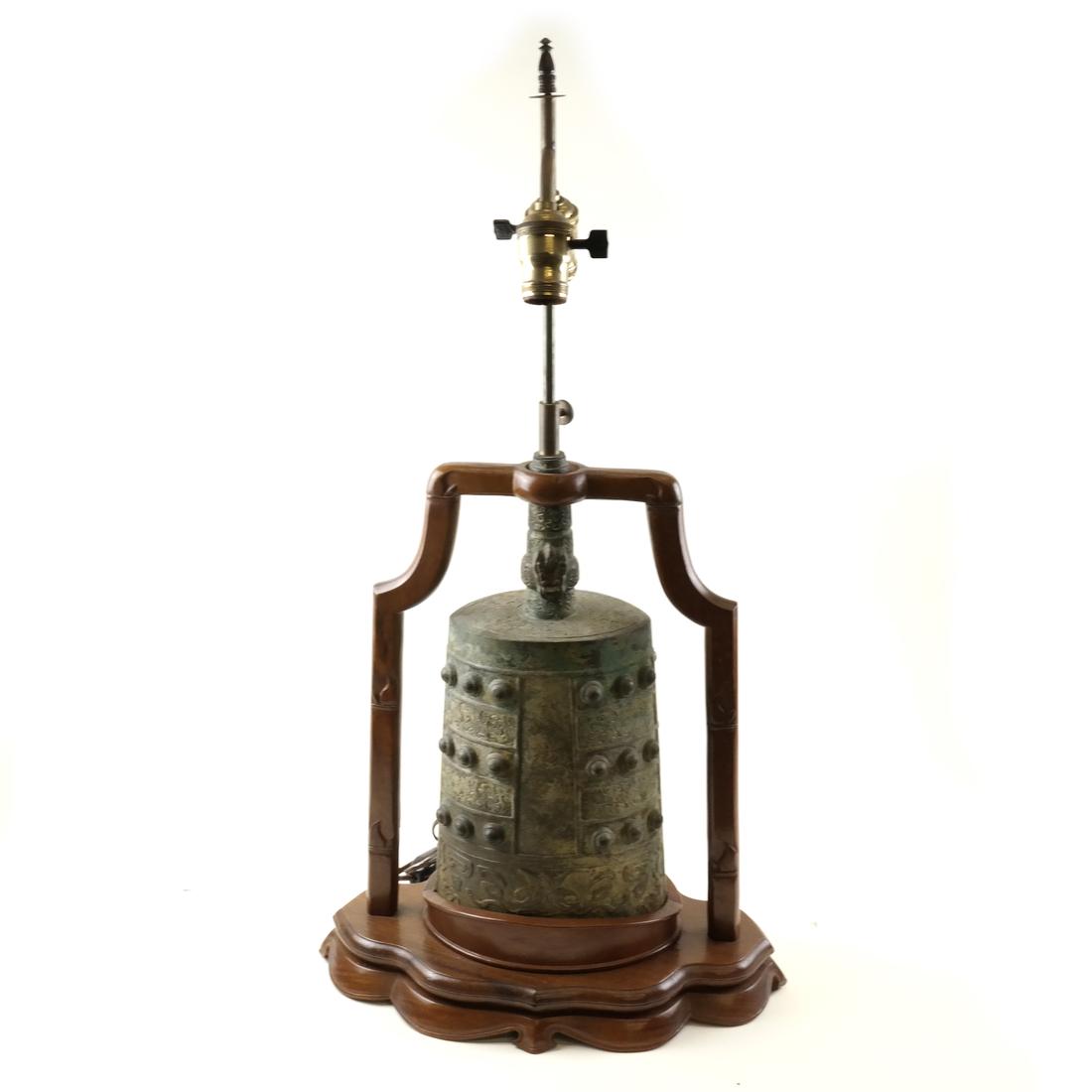 Asian Decorated Sculptural Lamp (1 of 5)