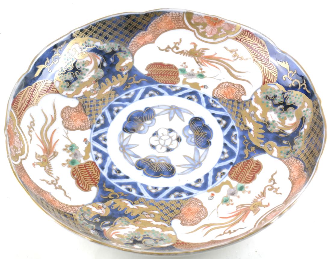 Antique Imari Charger: Antique Imari charger. Dimensions: 9.5" ⌀ ; 