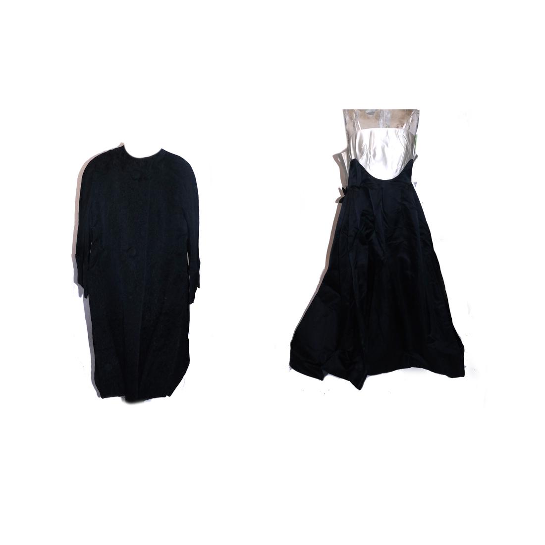 Philip Hulitar (1905-1992) Silk Satin Evening Gown (1 of 5)