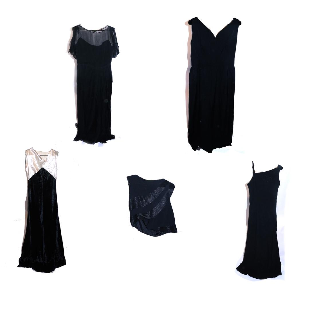 Four Little Black Dresses and a Black Beaded Top (1 of 6)