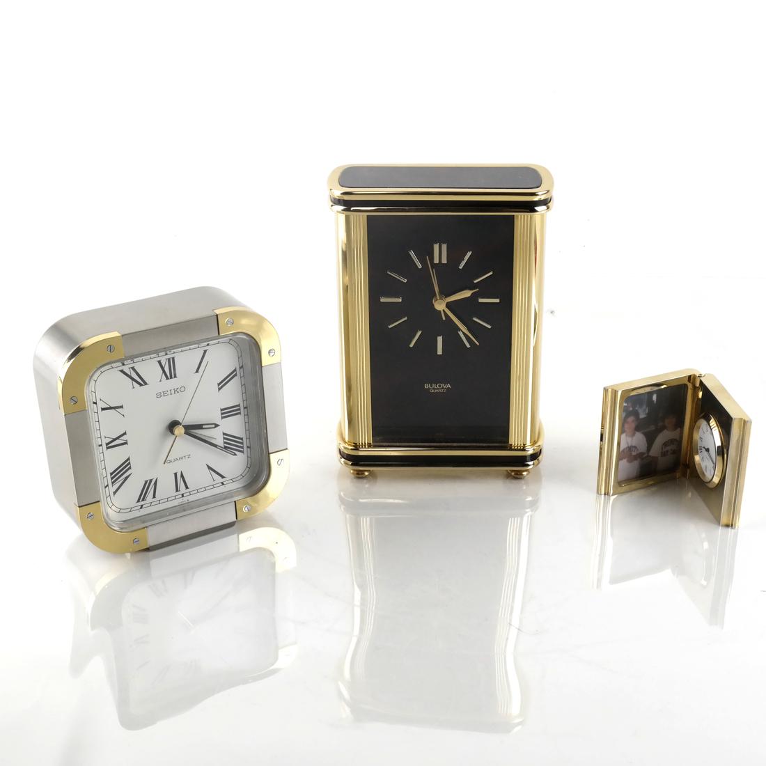 Three Clocks: Bulova, Seiko (1 of 7)