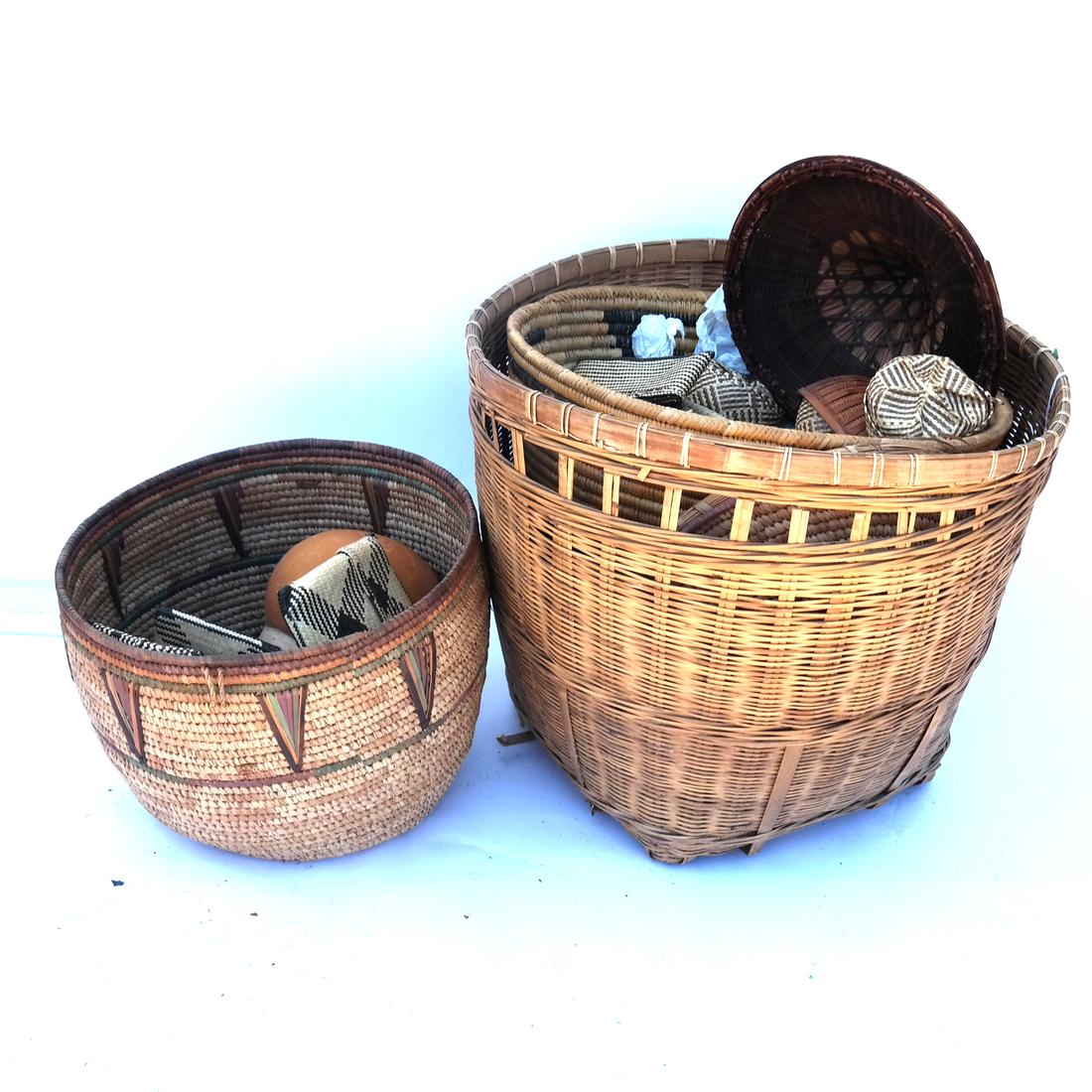 Ethnographica: Collection of Rattan and Wicker Articles (1 of 3)