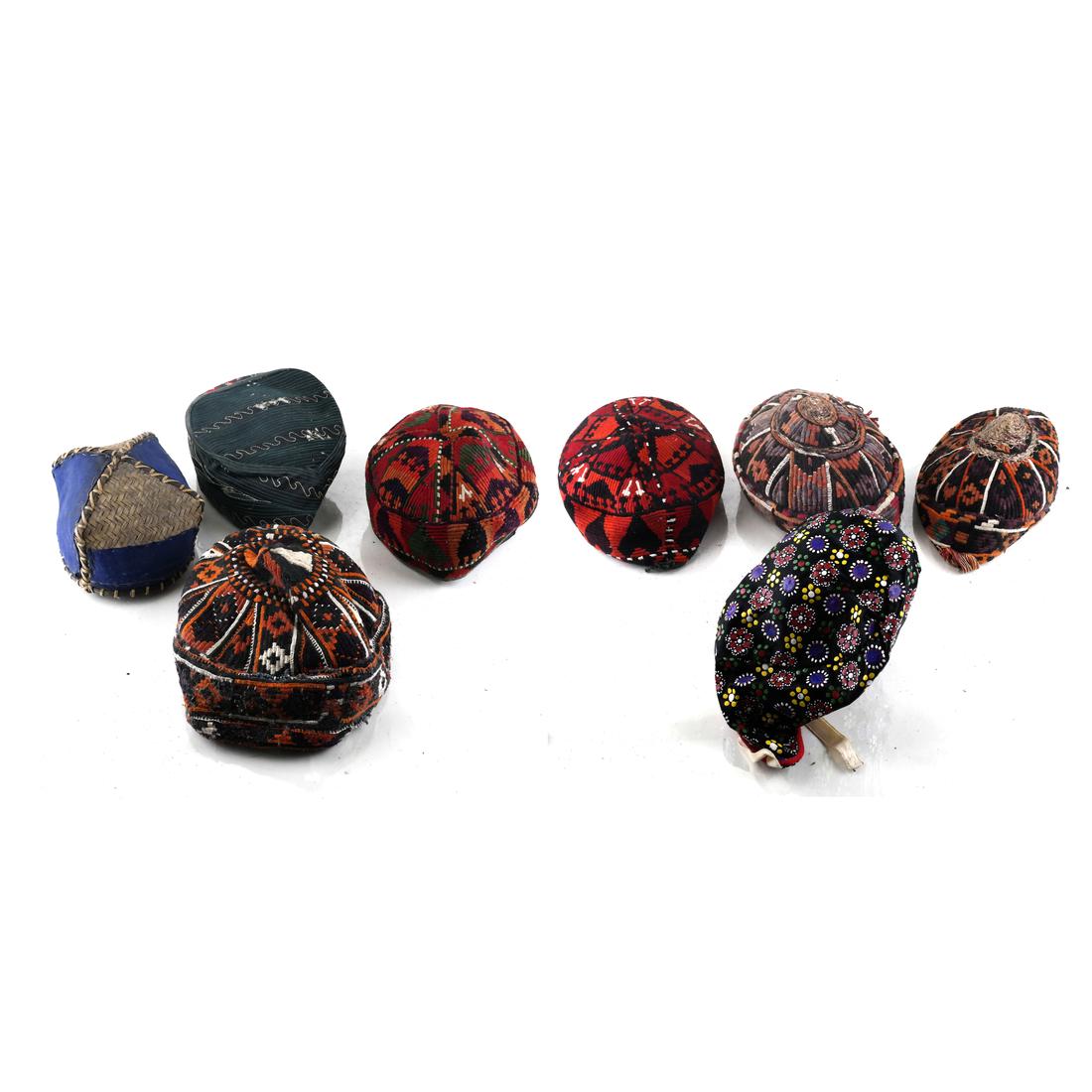 Ten Ethnic Textile Hats (1 of 3)