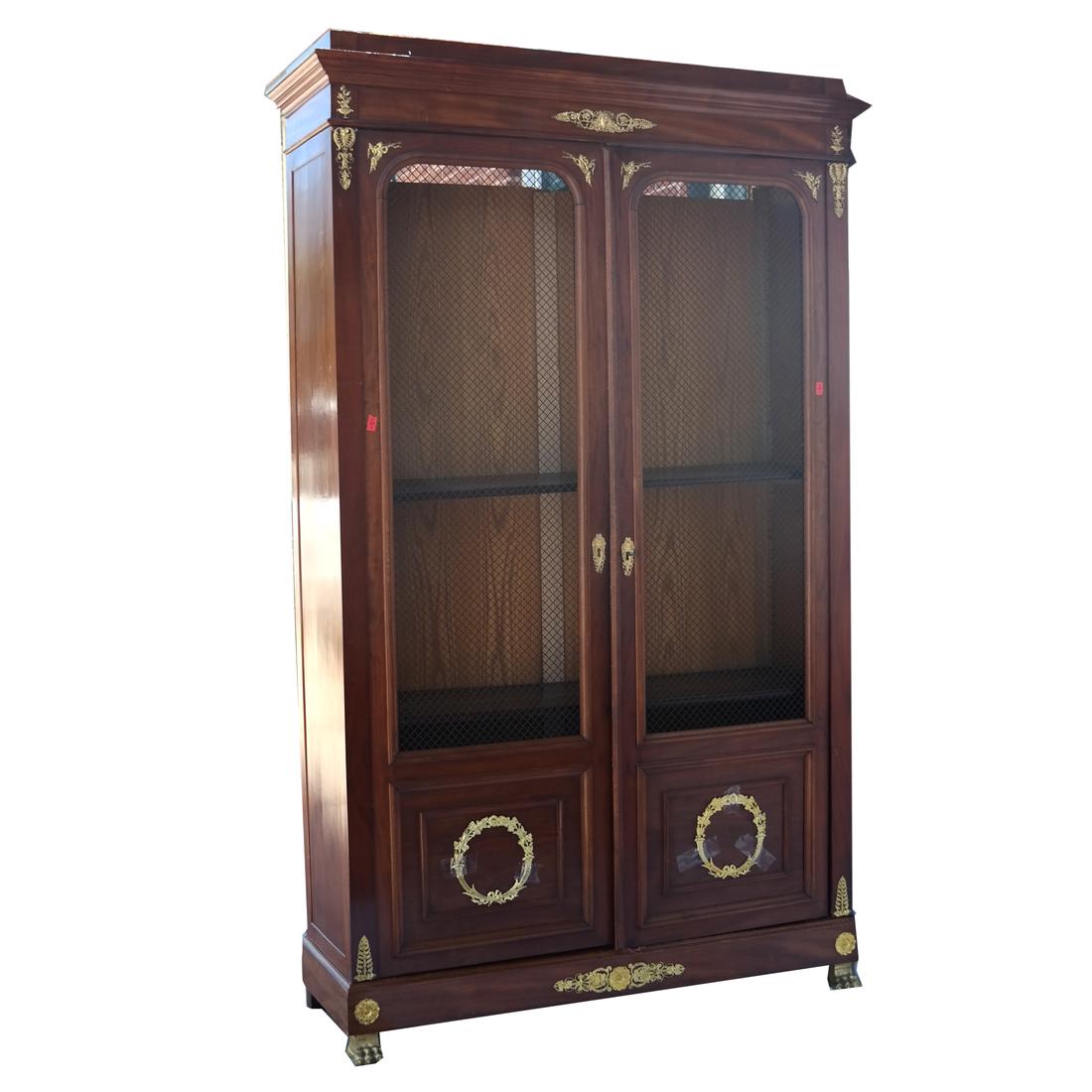 French Classical-Style Bibliotheque (1 of 7)