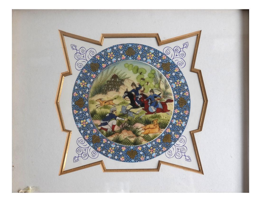 Indo-Persian Miniature Scene (1 of 8)