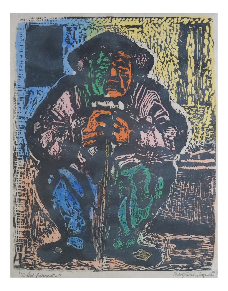 Benjamin Kopman (1887-1965) Old Farmer (1 of 6)