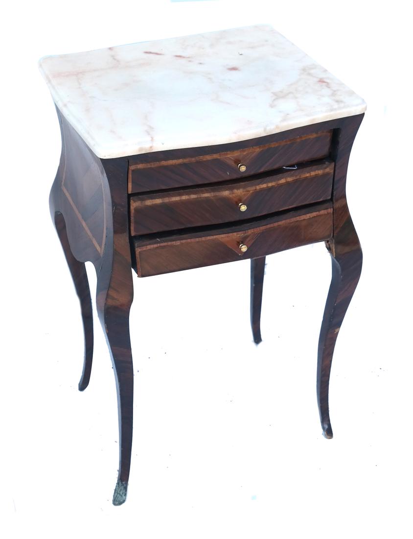 French Louis XVI-Style Shaped Table (1 of 5)