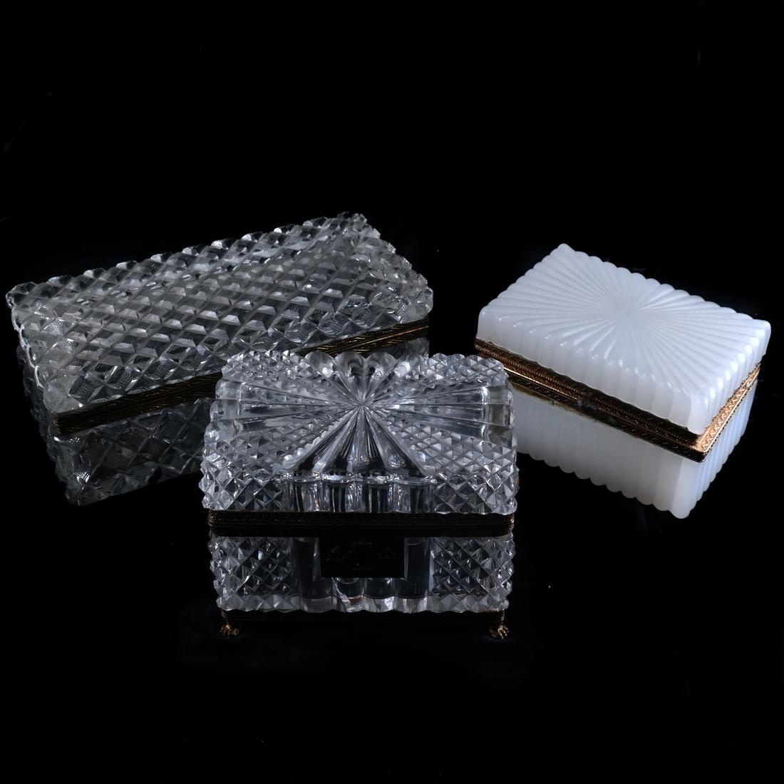 Three Glass Jewelry Boxes (1 of 7)