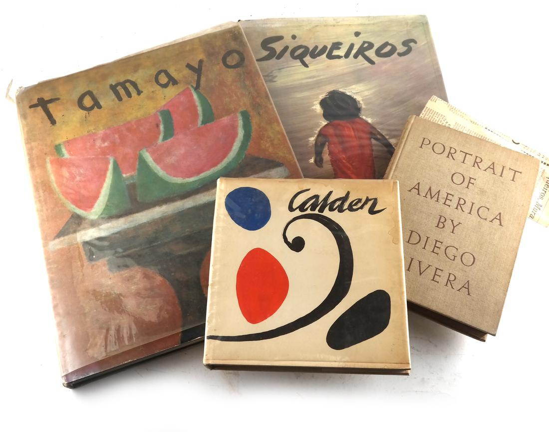 Books: Mexican & Latin American Art: Including books on Siguieros, Tamayo, and Portrait of America by Diego Rivera. Mid-20th century and later.