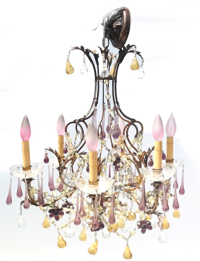 Continental Bronze 6-Light Chandelier (1 of 5)