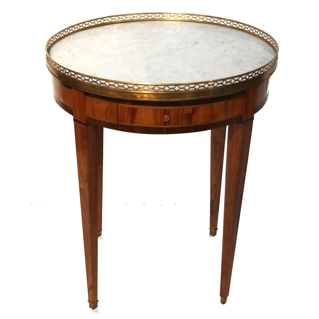 19th C. Satinwood Bouillotte Table (1 of 6)