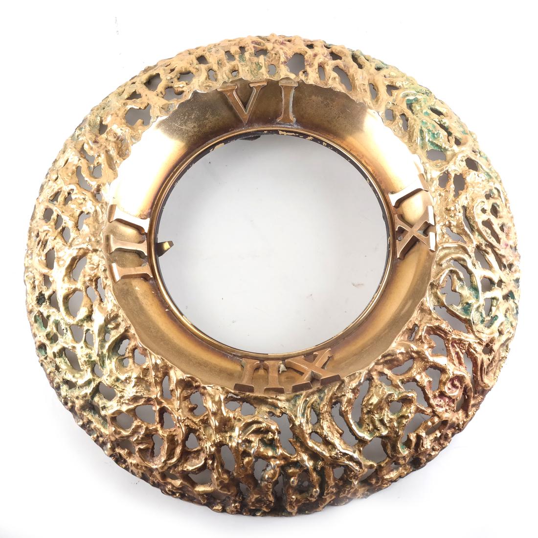 Abstract Bronze Clock Frame (1 of 5)