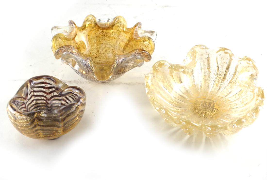 Italian Murano-Type Glass Bowls (1 of 4)