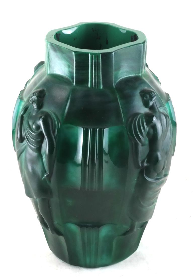 Czech Schlevogt Glass Vase (1 of 5)