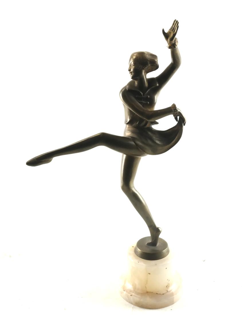 Deco-Style Dancer Sculpture (1 of 4)