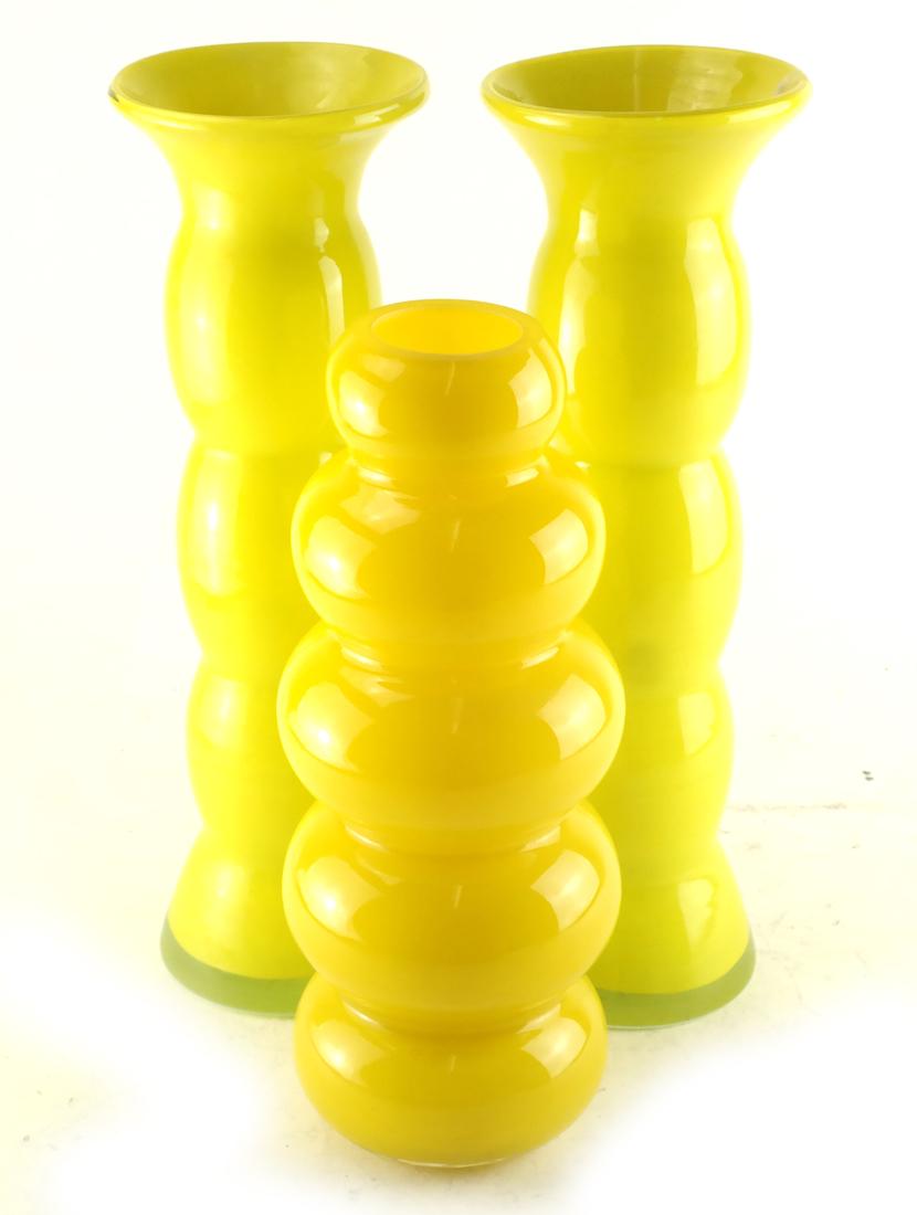 Three Murano-Style Glass Vases (1 of 4)