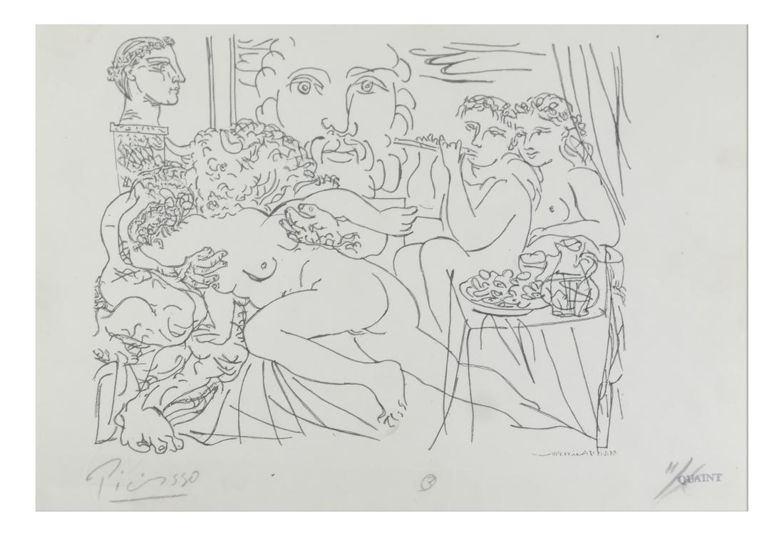 Pablo Picasso Etching, Suite Vollard (1 of 9)