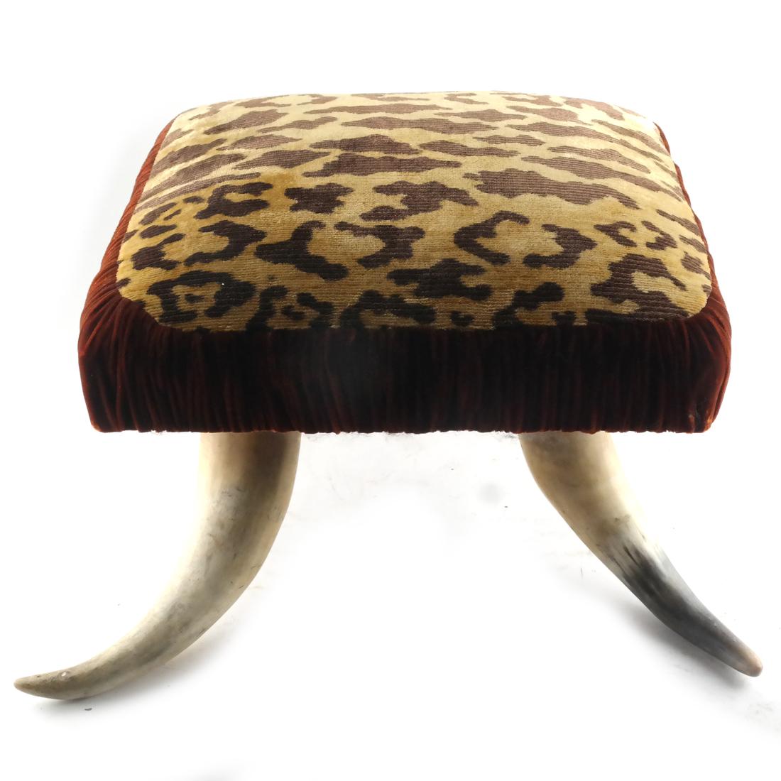 Antique American Horn Stool (1 of 3)