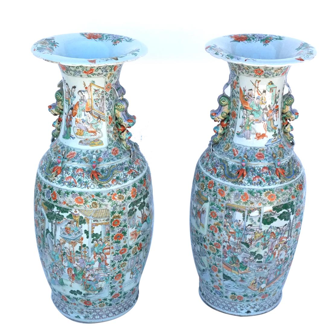 Chinese Export Porcelain Vases (1 of 10)