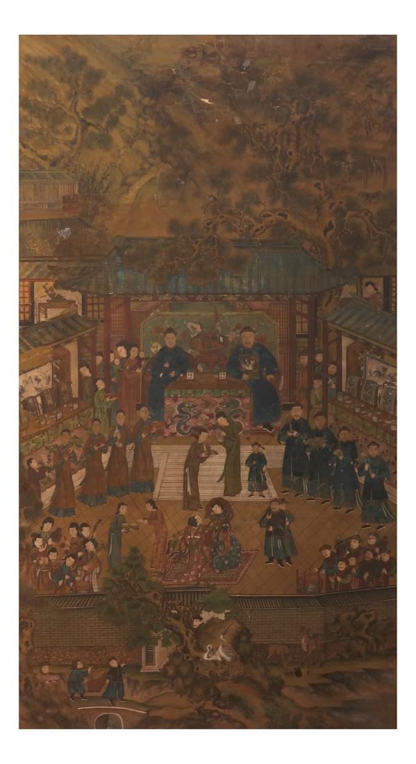 Chinese Extensive Figural Painting (1 of 9)