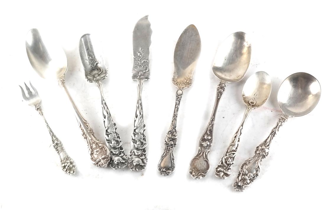 American Sterling Silver Flatware Articles (8) (1 of 5)