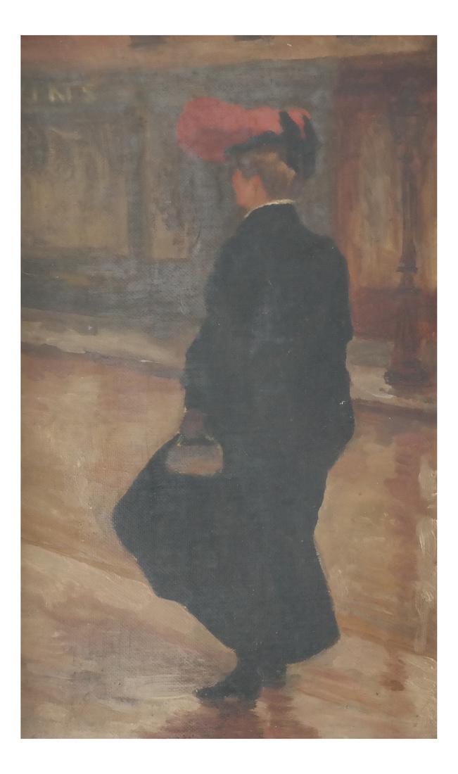 French Impressionist School Framed Oil on Canvas (1 of 4)