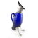 Glass and Silver Plate Bird-Form Decanter